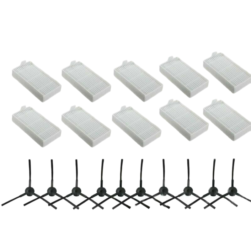 

20PCS Replacement Filters Brush Accessories Compatible for ILIFE V3S V3S Pro V5 and V5S V5S Pro Robot Vacuum