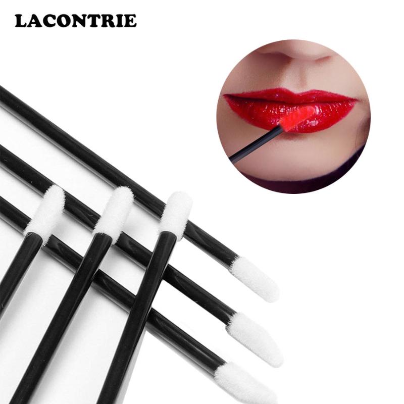 

50 Pcs Disposable Lip Brush Set Cosmetic Makeup Lash Extension Mascara Applicator Lipstick Wands Set Cosmetic Makeup Tools