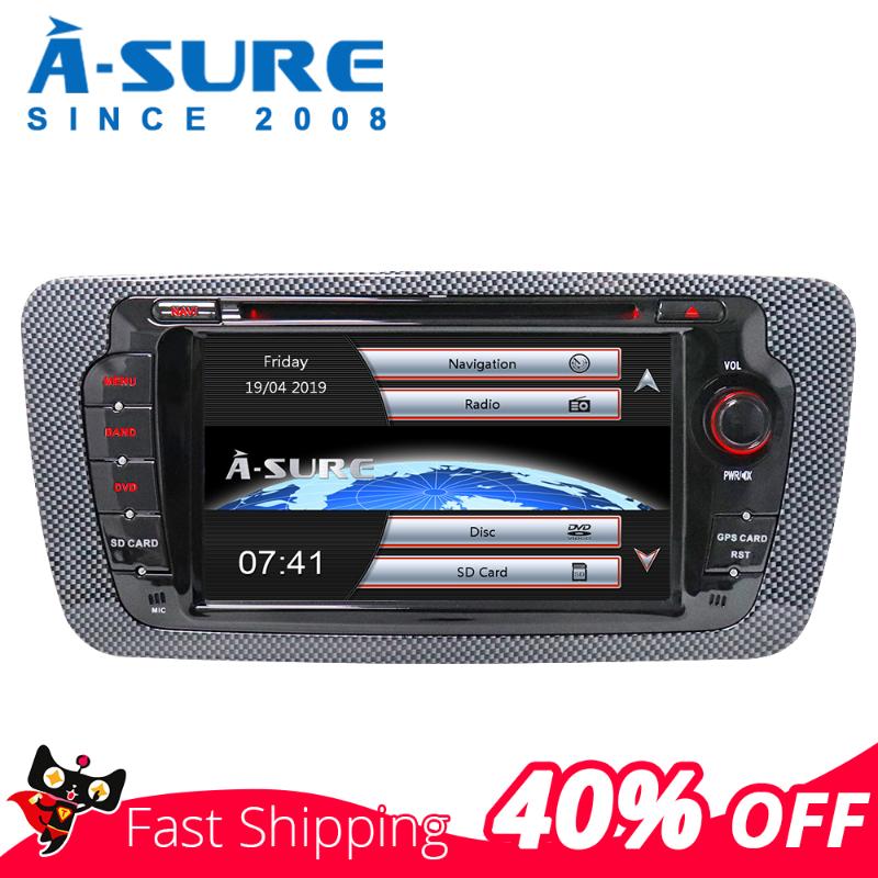 

A-sure 2 Din Car Multimedia Player Auto Radio GPS DVD Navigation For Seat Ibiza 2009/2010/2011/2012/2013 with 3G SWC BT DAB+ car dvd