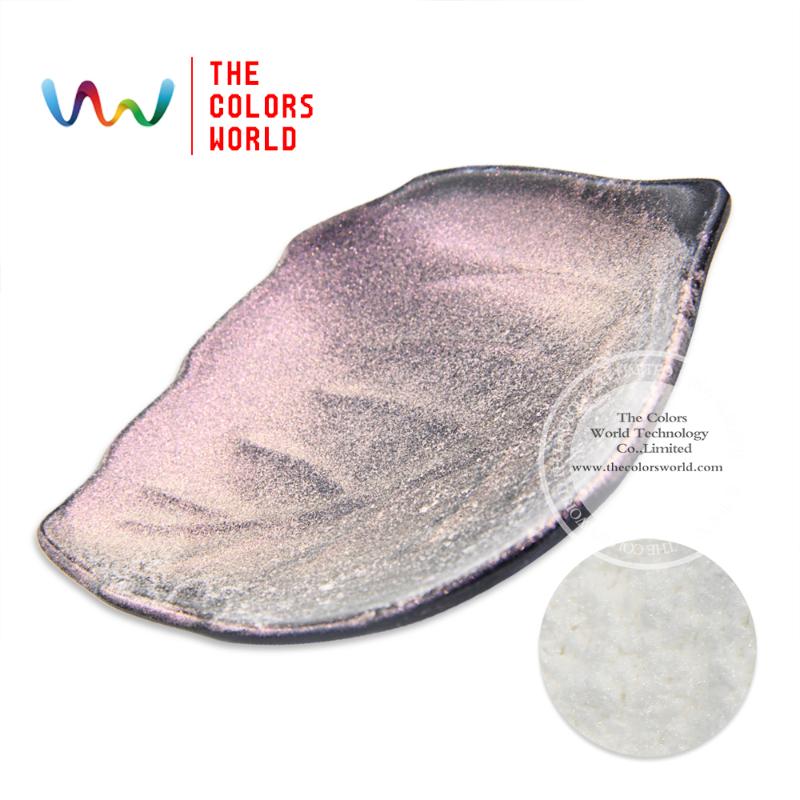 

TCWZ668-3 Excellent effect of diamond Red,Yellow-Green color pearlescent powder Color shifting magic pigment 1PACK=50g