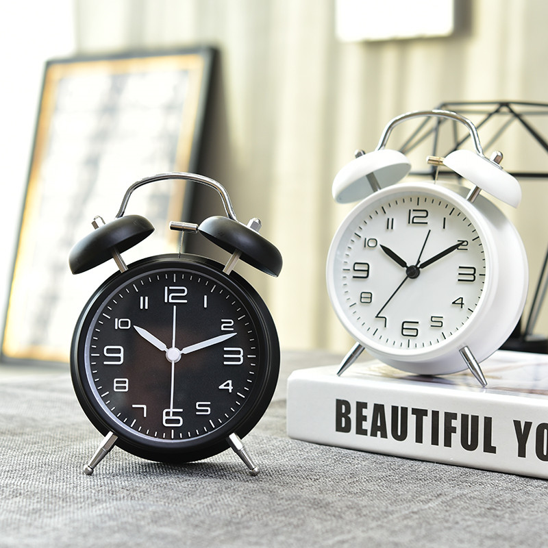 

Small Alarm Clock Simple Nordic Student Dormitory Bedside Simple Cartoon Electronic Clock Office Desktop Home Decor