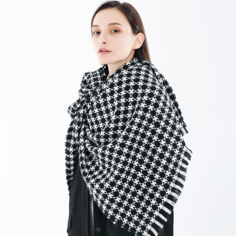 

Scarves 200*70cm Cashmere Imitation Shawl Scarf Autumn Winter Men Foulard Square Hijab Ladies Wrap Muffler Pareo Female