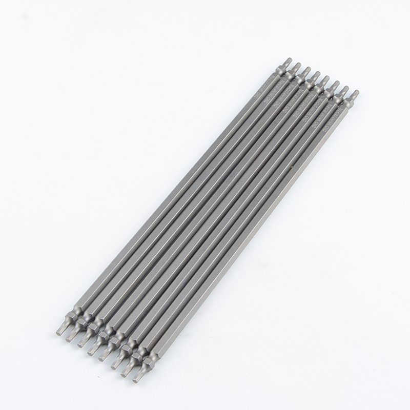 

4pcs 200mm/250mm/300m Magnetic Electric Impact Hexagon Double Ended Screwdriver Bit Set Quick Release 1/4" Hex Shank H3 H4 H5 H6