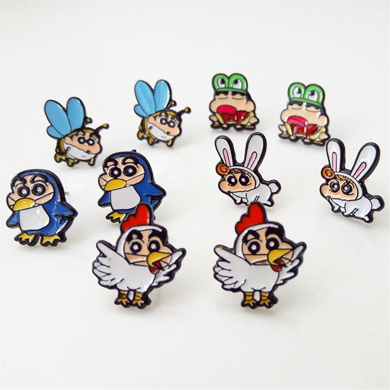 

COSANER Crayon Shin-chan Fashion Anime Cartoon Earring Stud Earrings Women Girls Kids Jewelry Birthday New Gifts