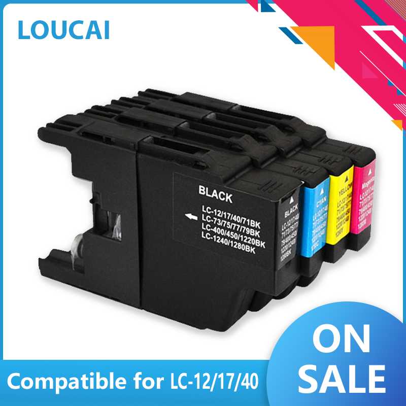 

LuoCai Compatible ink cartridges LC1240 LC1280 LC75 LC73 LC77 LC79 LC12 LC17 LC450 LC400 For J6910CDW printers