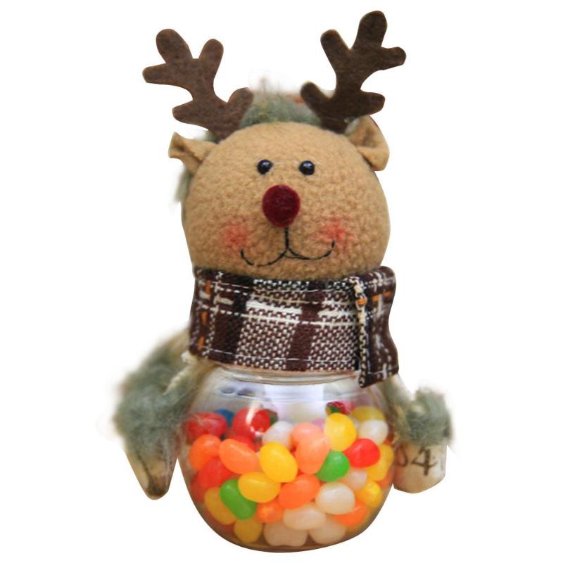 

Christmas Decorations Candy Box Santa Claus Snowman Case Decoration Supplies Creative