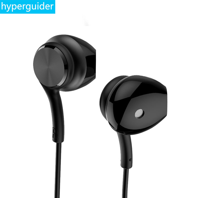 

hyperguider Earphone In Ear better design structure better sound quality with remote control for Huawei Meizu