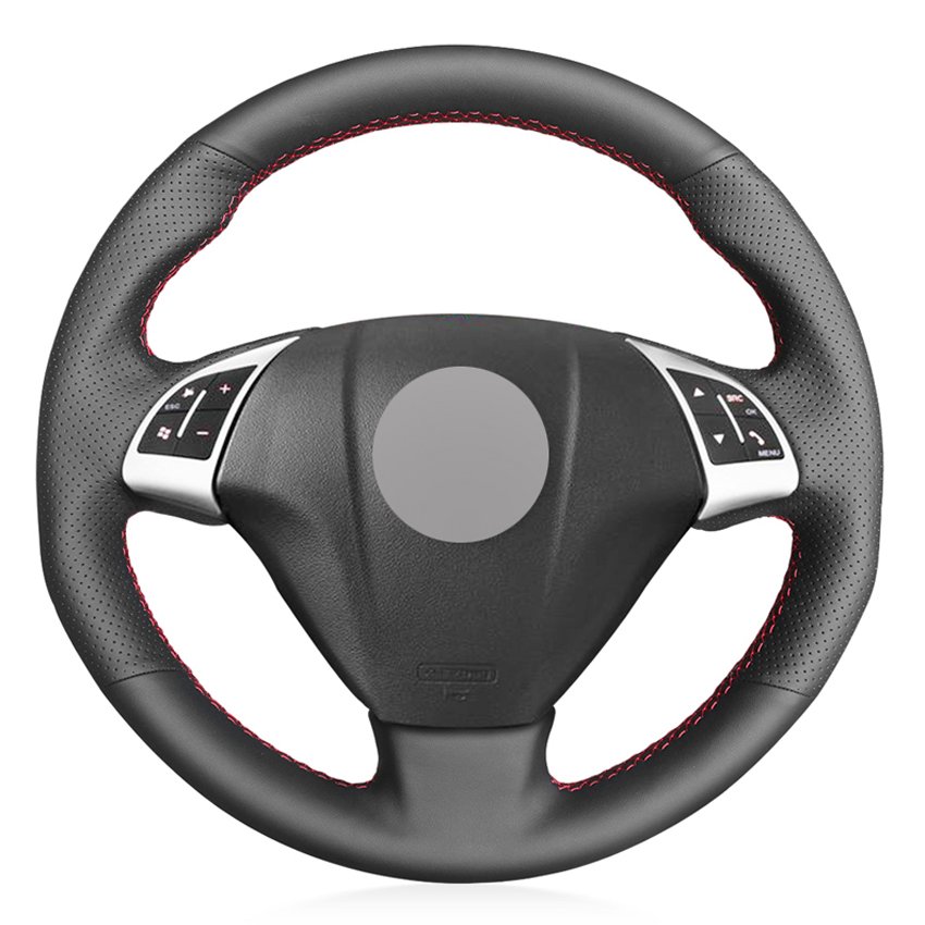 

Black Artificial Leather Steering Wheel Cover For Fiat Linea Qubo Doblo 2007-2019 Opel Combo Vauxhall Combo 2012-2017 car accessories