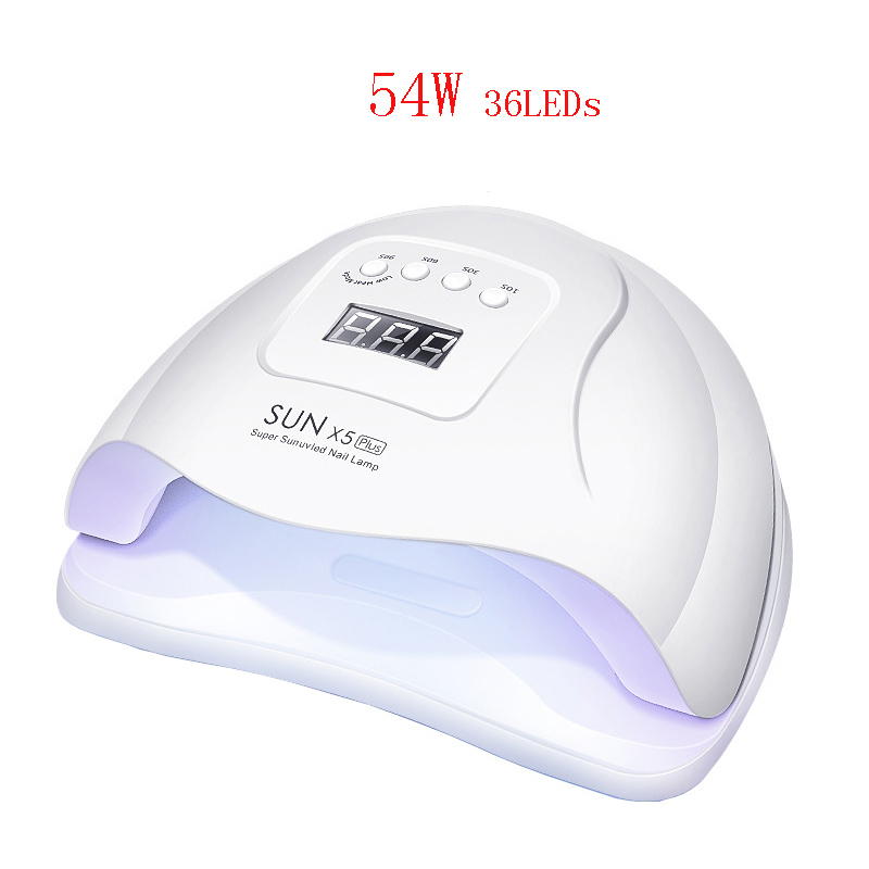 

54W UV LED Nail Lamp Electric Nail Dryer 36 LEDs Lamp Fast Drying All Gel Polish Motion Sensor Manicure Salon Machine, 24w mini 5a 12leds