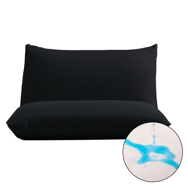 

Mecerock Waterproof Bed Pillowcases Bedding Pillow Covers for Bedroom,2pcs set,50x70cm,Black White Grey Pillow Case