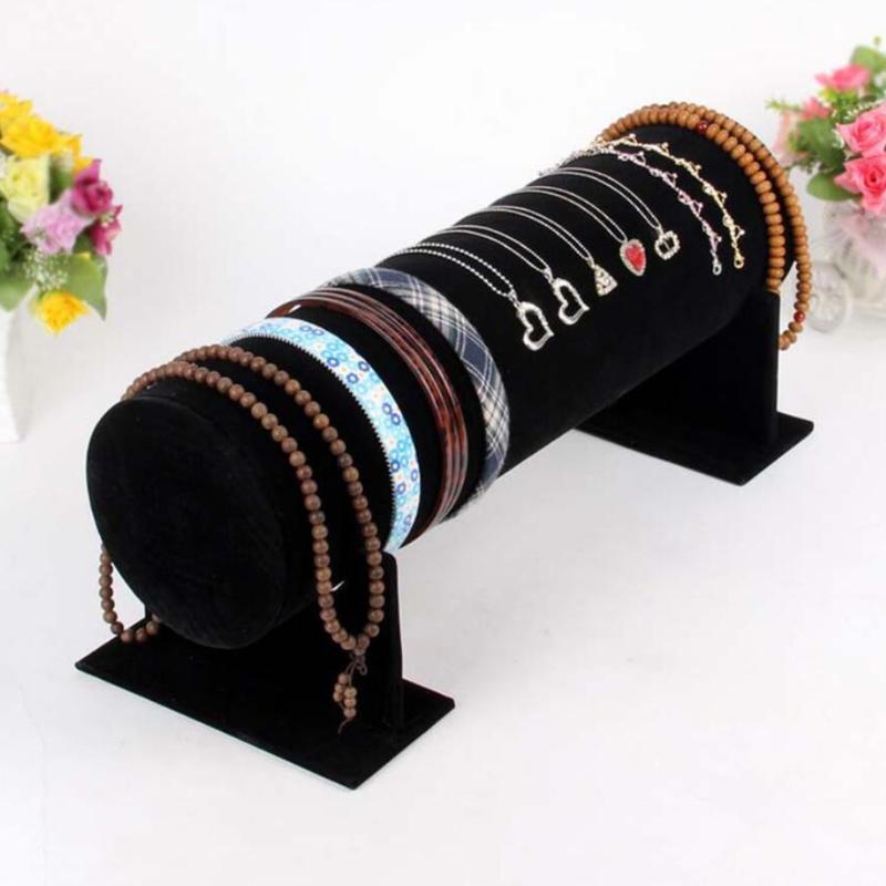 

Girls Hair Band Display Rack Syn Suede For Prop Colorful Hair Accessory Rack