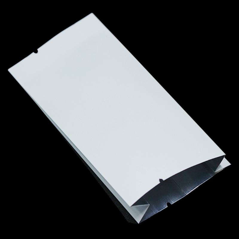 

100Pcs/Lot Colorful Open Top Kraft Paper Aluminum Foil Side Gusset Pouch Bag For Sugar Storage Heat Seal Paper Mylar Bag