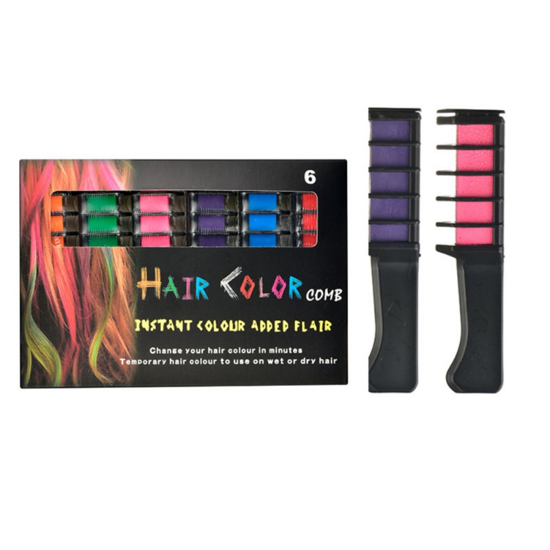 

6pcs/10pcs Mini Hair Color Combs Disposable Hair Color Stick Temporary Combs Mini Sticks