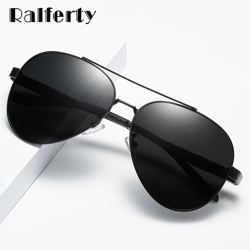 

Ralferty Sunglasses Men Polarized UV400 High Quality Aluminum Magnesium Pilot Male Driver Sun Glasses 2020 gunes gozlug D202077