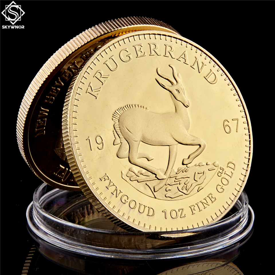 1967 South Africa Krugerrand Gold Coin 1OZ Fine Gold Commemorative Coin Memorial Souvenirs Collectibles South Africa-image-582989888