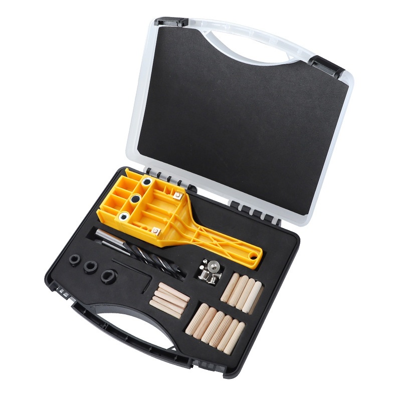 

74pcs Woodworking Straight Hole Puncher Boxed Handheld Wood Board Connection Hole Drilling Locator Woodworking Tool Set