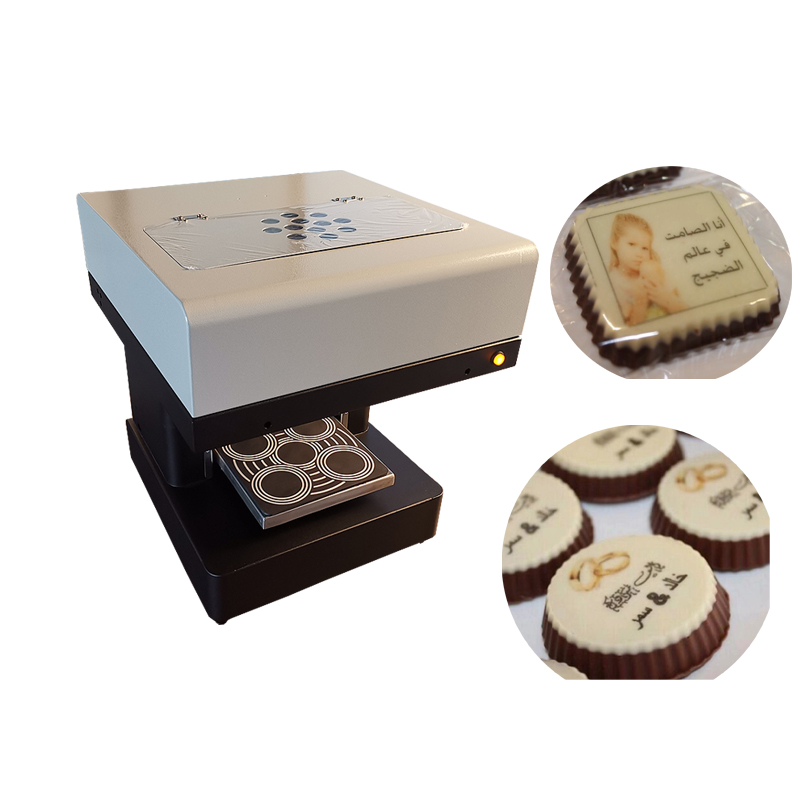 

Chocolate Macaroon printer machine 4 cups coffee printer with best after-service