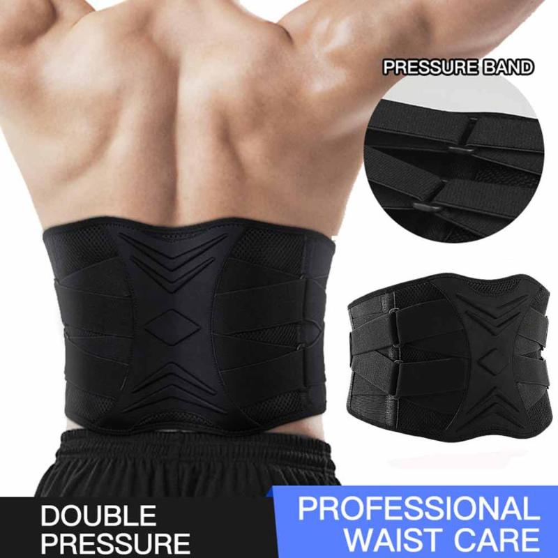 

Waist Support Belt Strong Lower Back Brace Support Corset Belt Waist Trainer Sweat Slim for Sports Pain Relief Dropshipping, C s