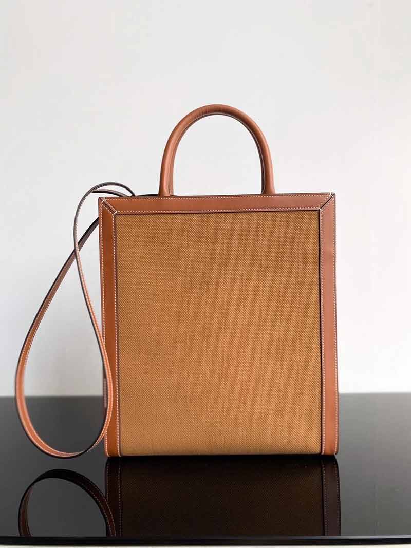 

Women handbags CABAS TRIOMPHE MAILLON TRIOMPHE canvas material Celina fashion totes high quality ladies purse woman hand bag, Brown