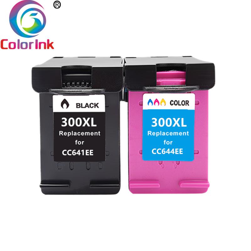 

ColoInk 300XL Ink Cartridge 303 Replacement for 300 Black Tricolor Deskjet D1660 D2560 D5560 F2420 F2480 F4210 Printe