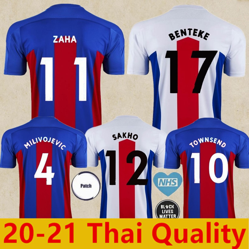 

Thai Quality 20 21 crystal Soccer Jerseys Zaha MILIVOJEVIC TOWNSEND SAKHO BENTEKE 2020 2021 VAN AANHOLT Football Palace Shirt Uniform pf, 22