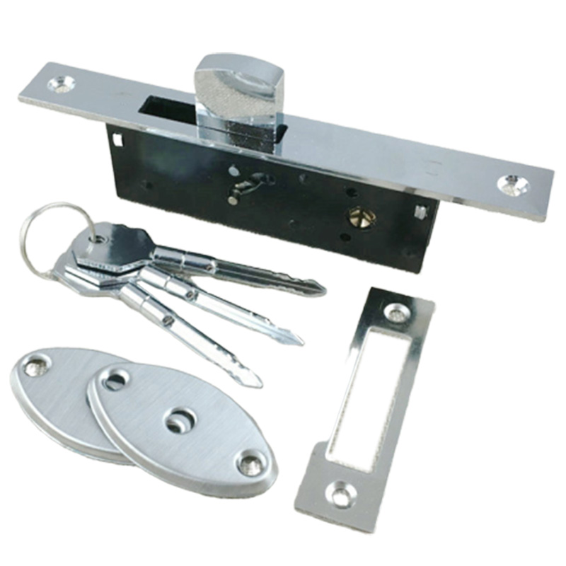 

Aluminum Sliding Door Hook Lock, Invisible Lock, Wooden Door, Photo Frame Glass Door, Cross Key, Durable