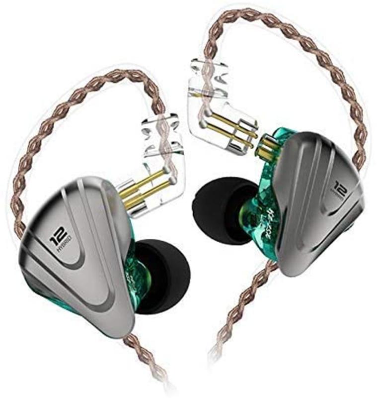 

KZ ZSX Terminator Metal 5BA+1DD Headset Hybrid 12 drivers HIFI Bass Earbuds In-Ear Monitor Noise Cancelling Earphones