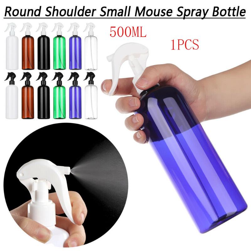 

500ML Multifunctional Plastic Spray Bottle Trigger Sprayer Essential Oil Perfume Container Portable Travel Refillable Bottle