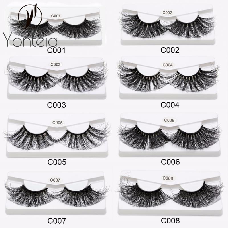 

NEW Crisscross 30mm Lashes 3D Mink False Eyelashes Thick Long Wispy Fluffy Eyelashes Handmade Fake Lashes Eye Makeup Tools