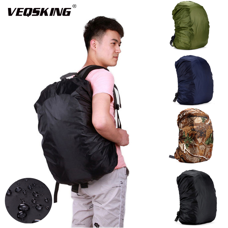 

35-80L Backpack Rain Cover, Adjustable Outdoor Hiking Climbing Bag Cover, Waterproof Camping Hiking Climbing Dust Raincover, Dark blue 35l