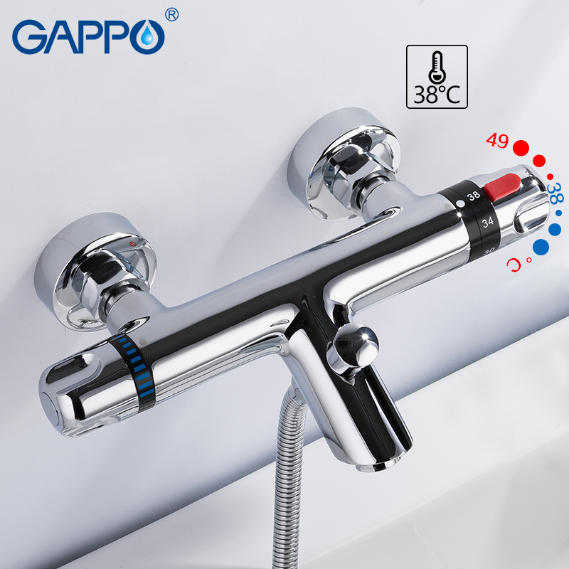 

GAPPO bathtub faucet thermostatic faucet bathroom mixer tap bath faucets Waterfall taps bath set bathroom system
