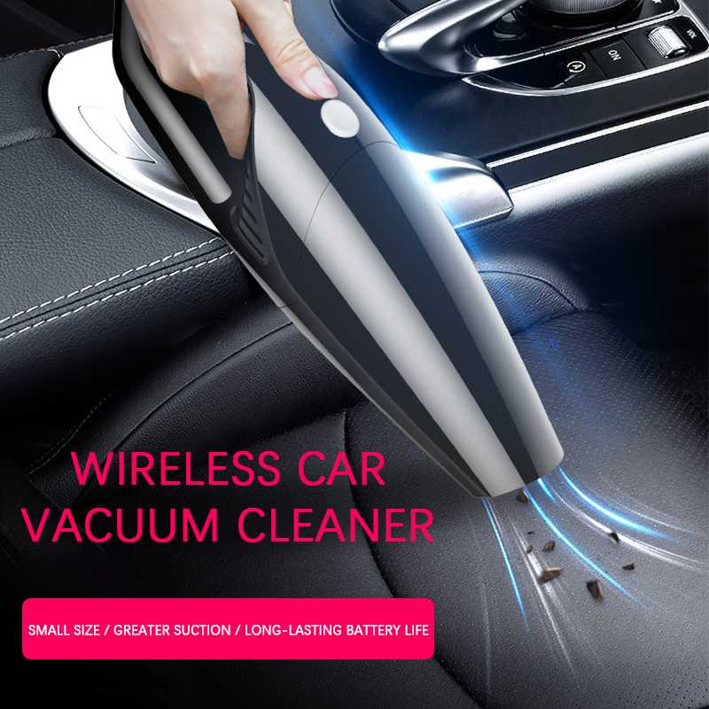 

Car Vacuum Cleaner Handheld Mini 120W For Car Wet And Dry Dual Use High Super Suction Handheld Cordless Plug Portable Home