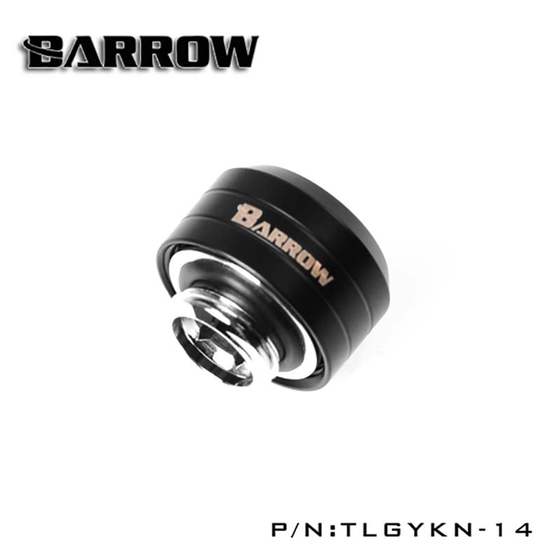 

Barrow TLGYKN-14 Connection Fitting Hexagon socket for Hard-tube ,Smooth surface 14mm Black/Silver/Gold water cooler