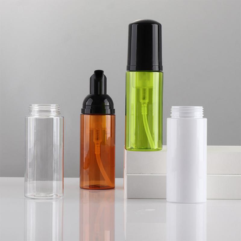 

Storage Bottles & Jars 1Pcs 30ml/60ml/100ml Clear Foaming Bottle Soap Dispenser Pump Shampoo Lotion Shower Gel Foam