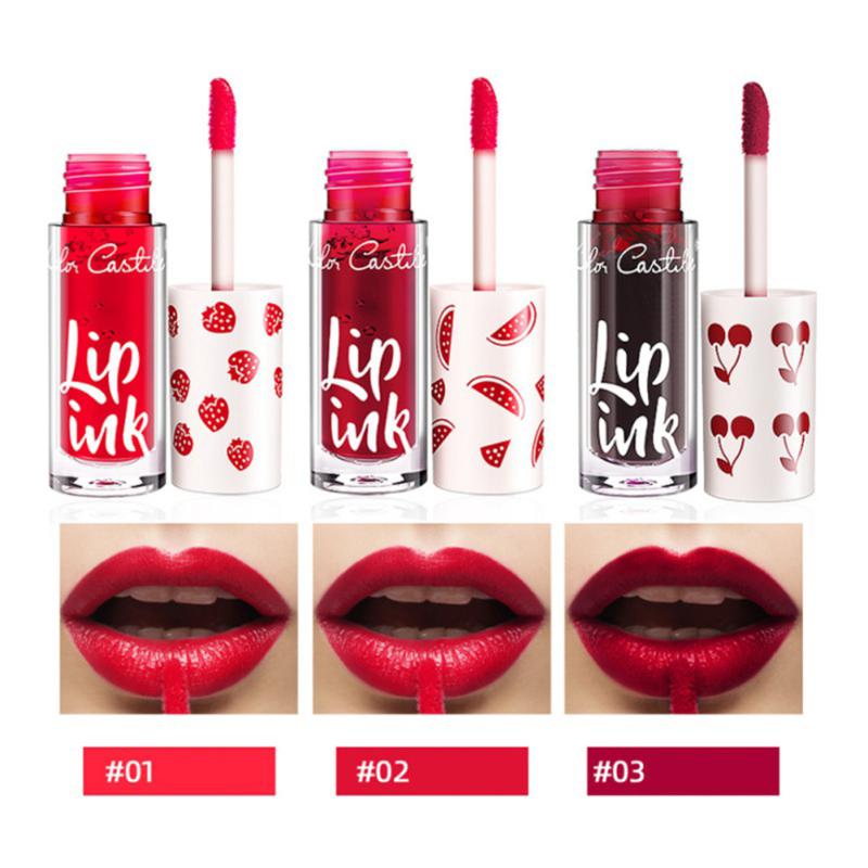 

1PC Fruit Smell Multifunction Lip 3D Tint Dyeing Lip Gloss Liquid Blusher Moisturize Long Lasting Waterproof Matte Lipstick
