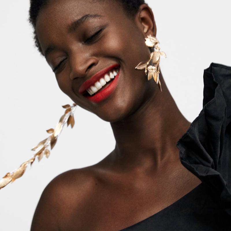 

Gold Color Statement Long Leaf Tassel Earrings for Women Vintage Fringed Dangle Statement Earrings Fashion Jewelry Maxi Bijoux