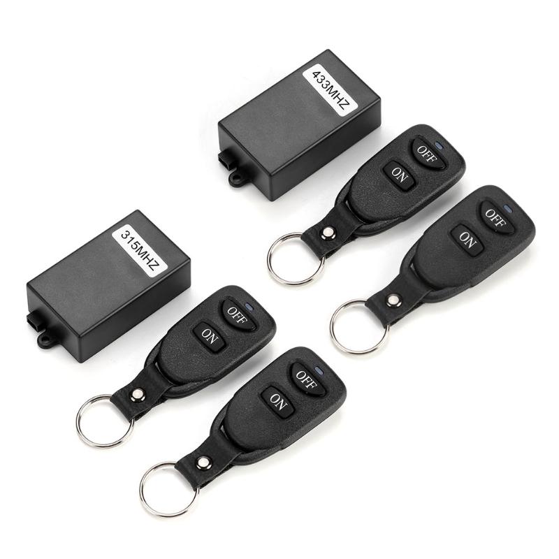 

AC 220V 1CH Wireless Remote Control Relay Switch Receiver w/ 2 Transmitters ZY, 315mhz