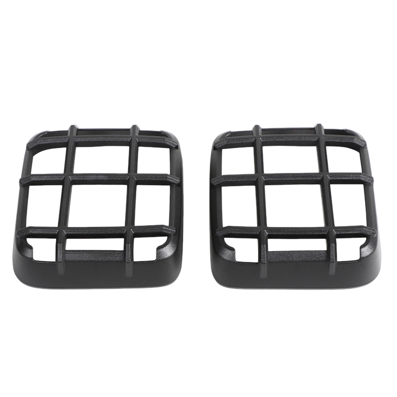 

Black ABS Tail Light Lamp Cover Trim Decor Frame for Wrangler JL 18-20