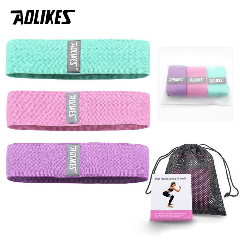

AOLIKES 3PCS/Lot Fitness Rubber Bads Resistance Bands Expander Rubber Bands For Fitness Elastic Band For Band Training