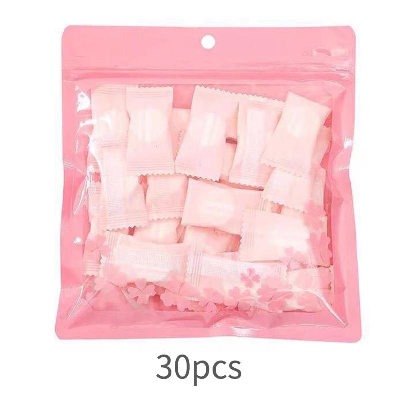 

30/50 pcs Disposable Pure Cotton Compressed Portable Travel Face Towel Water Wet Wipe Washcloth Napkin Outdoor Moistened Tissues, 30pcs