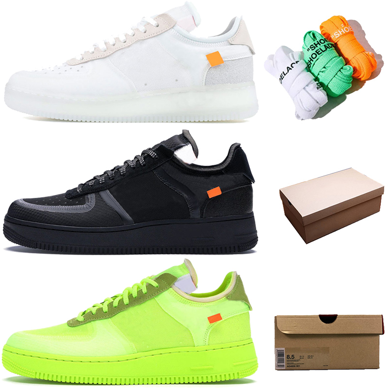 

Hot Selling with box tag laces Duck 1 white green black yellow one shadow women mens running shoes sports designer trainers sneakers size 13, #3 volt 36-45