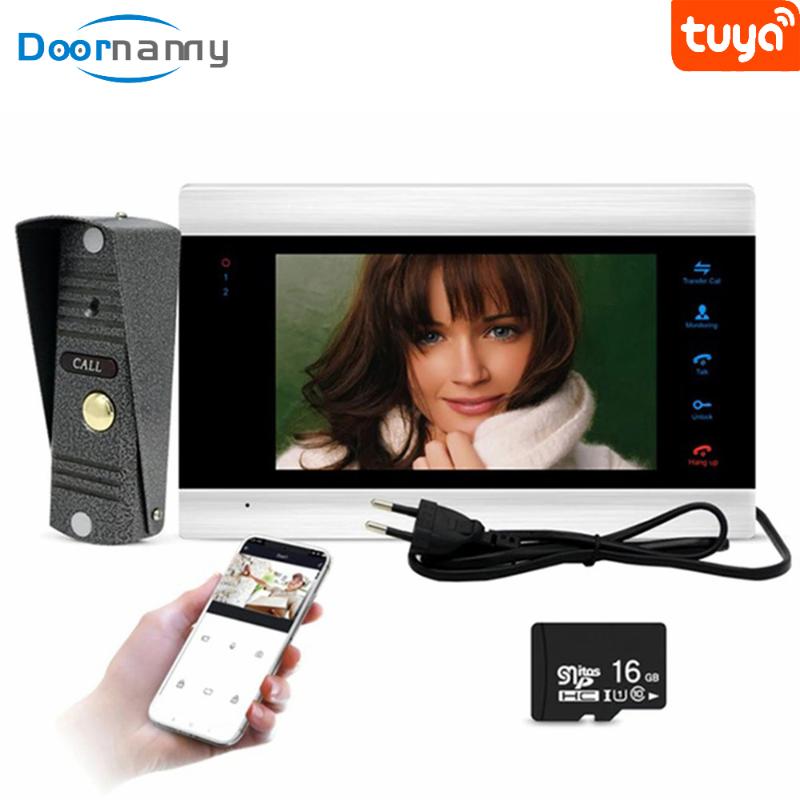 

Doornanny Smart WIFI Video Intercom For Home Apartment Video Eye Wireless Call Doorbell Monitor Call Panel Kit Recording