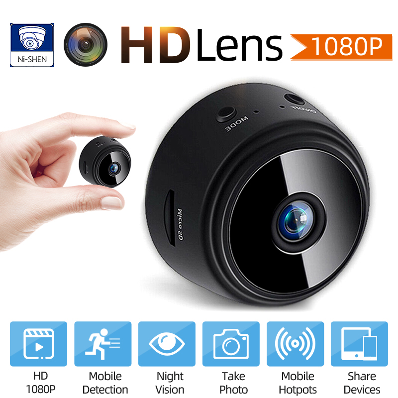 

1080P HD IP mini camera wireless Wifi security remote control surveillance night vision hidden mobile detection camera