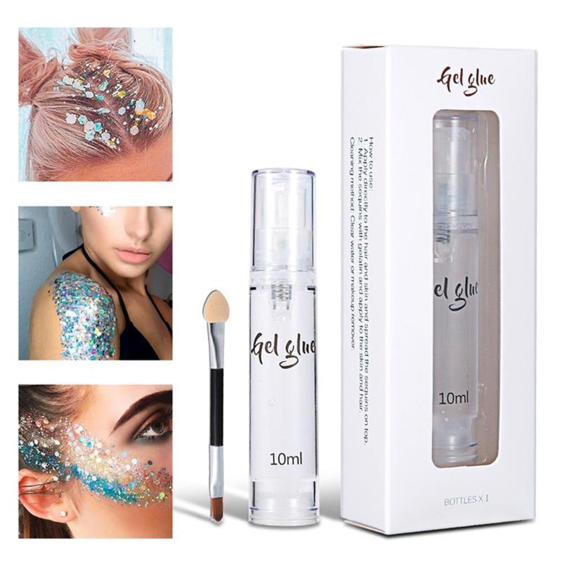 

10ml Eye Glitter Primer Pigments Sequined Primer Eye Makeup Cream Waterproof Sequin Gel Eyeshadow Glue Korean Cosmetics