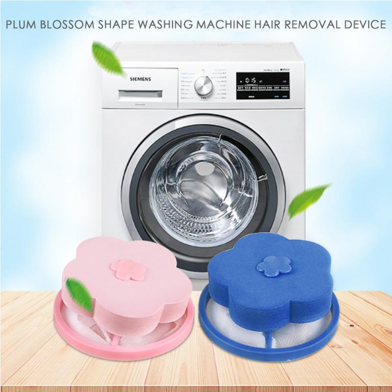 

Laundry Bags Reusable Washing Machine Floating Lint Mesh Trap Bag Hair Catcher Filter Net Pouch Household Storage Tool
