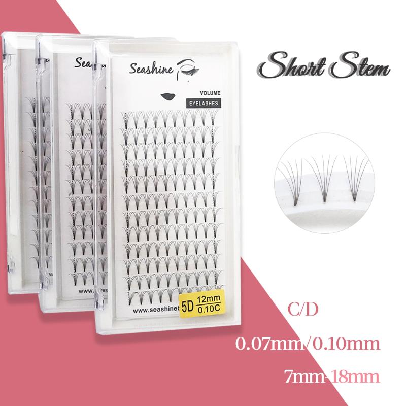 

Seashine Russian Volume Lashes Short Stem 3D/4D/5D/6D Natural Soft Faux Mink Lashes Pre Made Volume Eyelash Extensions