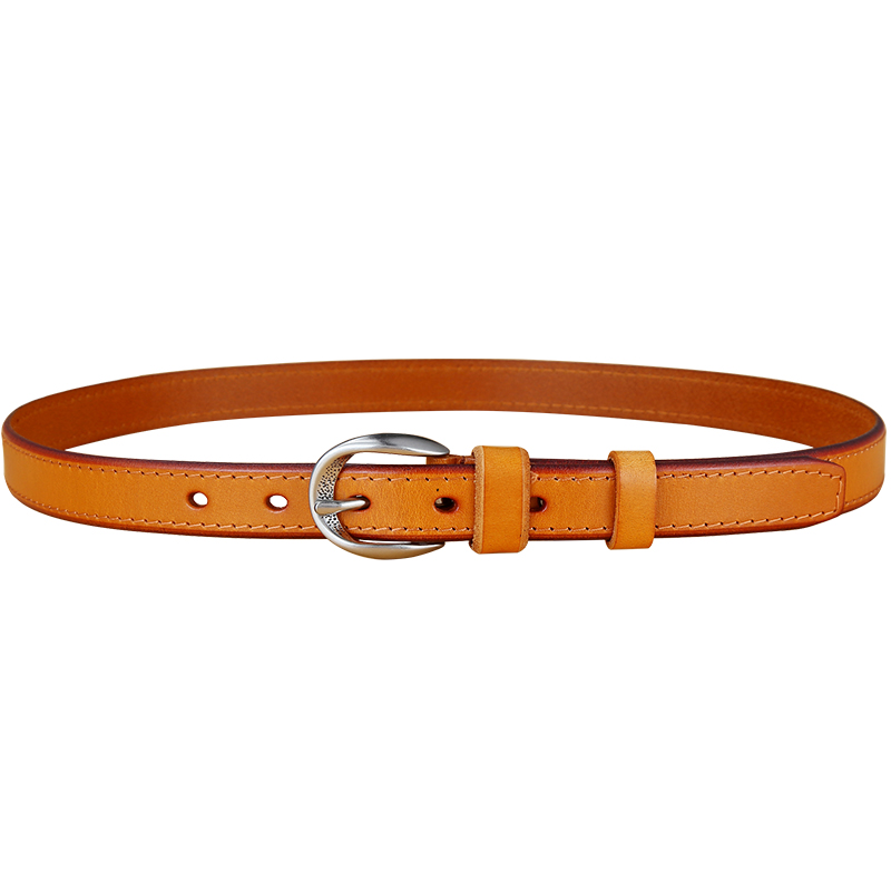 

Genuine Leather Belts for Women Fashion Pin Buckle Woman Belt High Quality First Layer Cow Skin Strap Female Waistband Accessory, Black