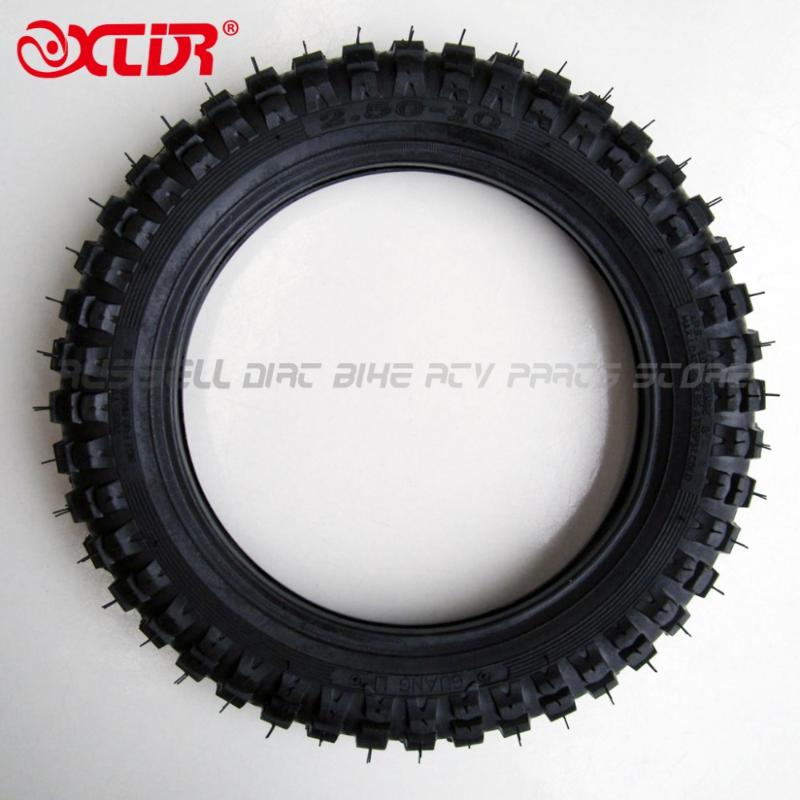 

2.50-10" Inch Front Knobby Tyre Tire + Tube PIT Trail For Dirt Kids PW50 Bike