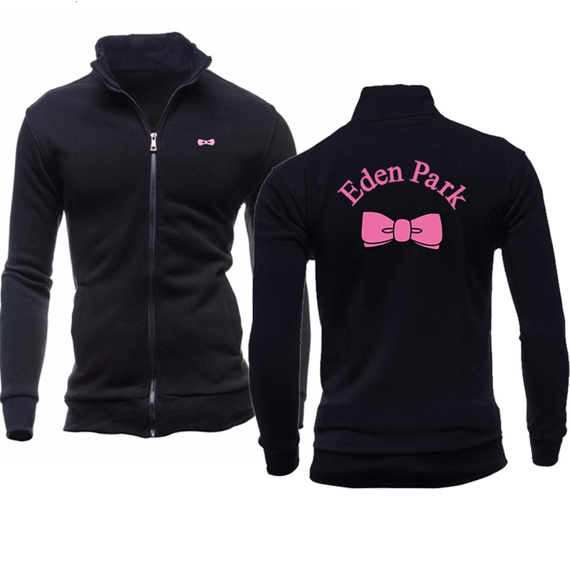 

Solid Color 1987 Eden Park Men Hoodies Sweatshirts Zipper Hoody Jacket Men's Fleece Long Sleeve Comfortable Masculine, Dark gray