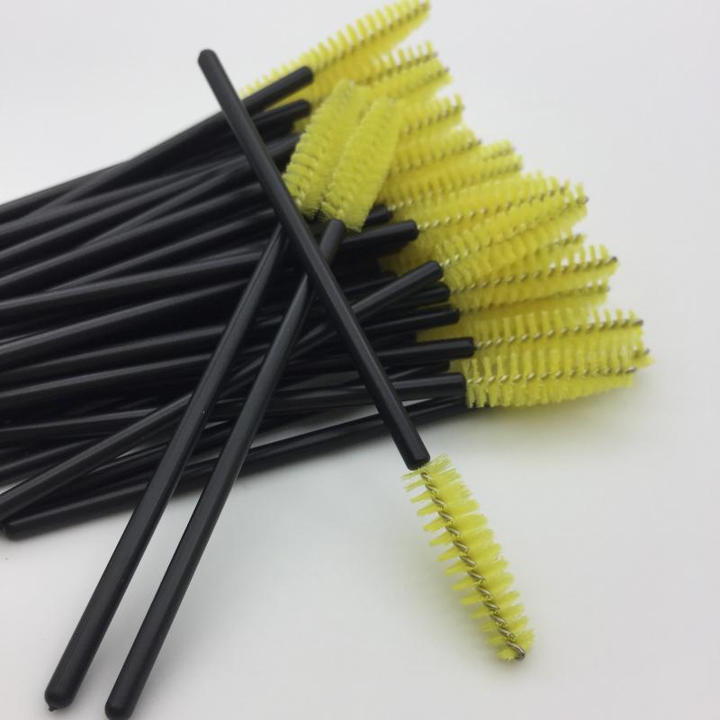 

New 50Pcs Makeup Brushes Disposable Mascara Wands Applicator Eye lashes Cosmetic Lash Brush Maquiagem Makeups Brushes Eyelash